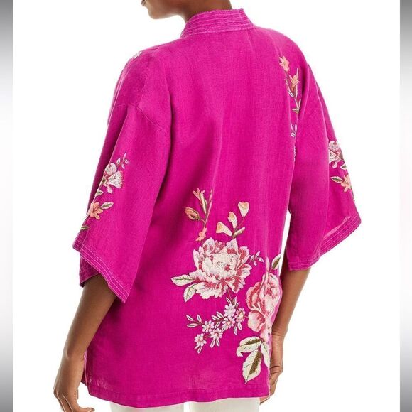 Johnny Was
Vienna Linen Kimono - Picture 2 of 8